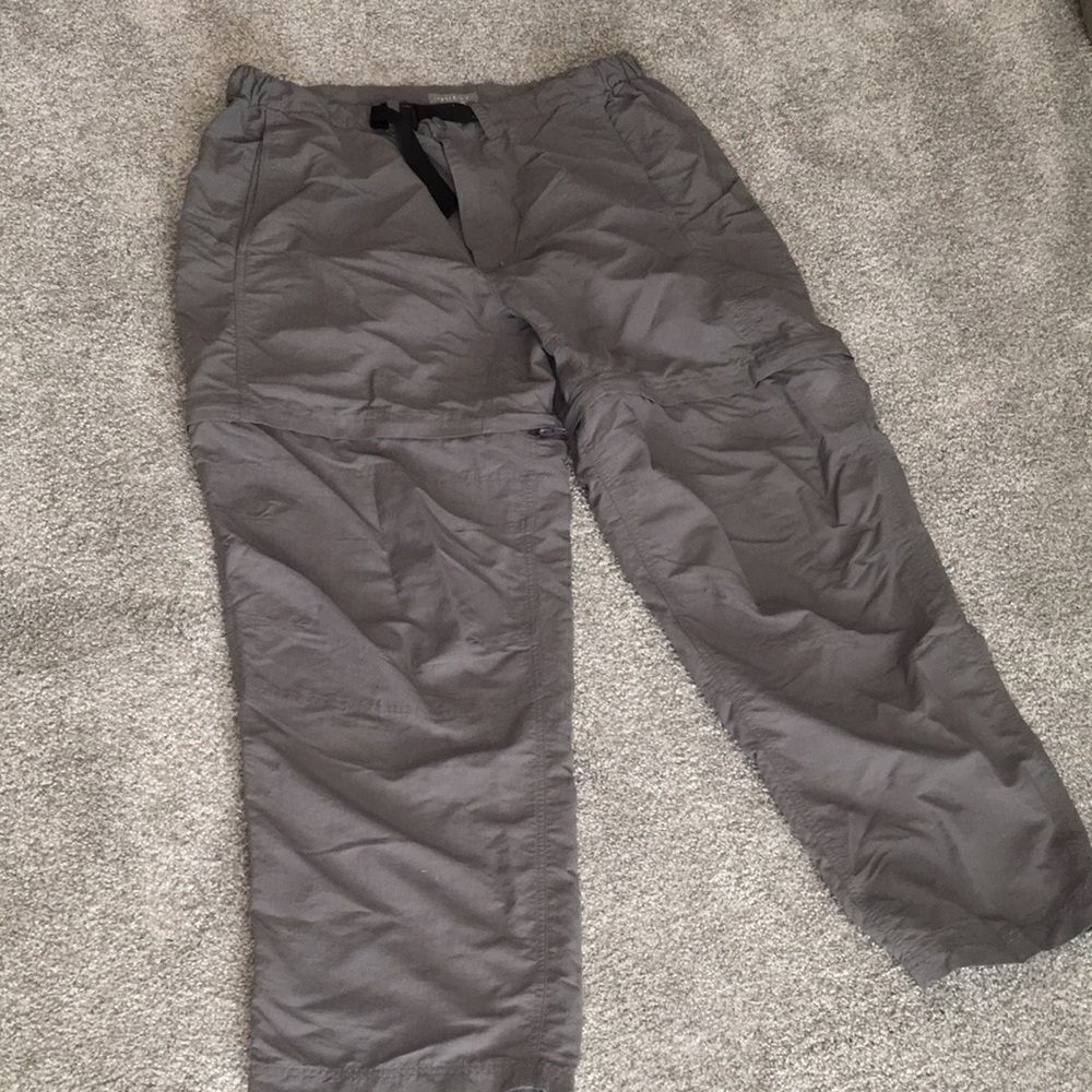 Quest Nylon 2-1 Convertible Trail Hiking zip off pants shorts travel trousers XL